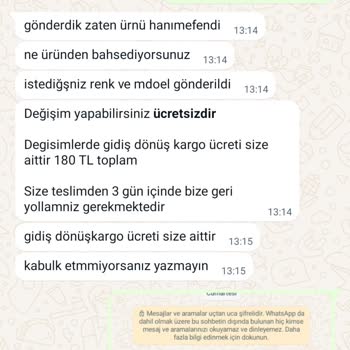 Canta_hanzade (Instagram) Instagram Üzerinden Yanlış Ürün Teslimi