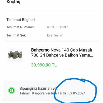 Koçtaş Ürünü Teslim Etmiyor. 40GÜN Oldu. Mağdurum. Lütfen Yardım Edin!