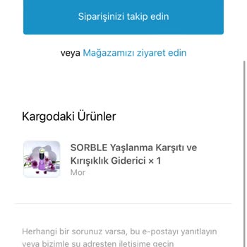 Sorble Yaşlanma Karşıtı Ve Kırışıklık Giderici