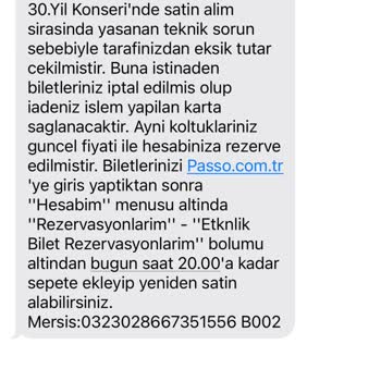 Passo Konser Bileti Alırsan Mağdur Olursun