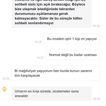 Binance TR Para Bloke Koyma