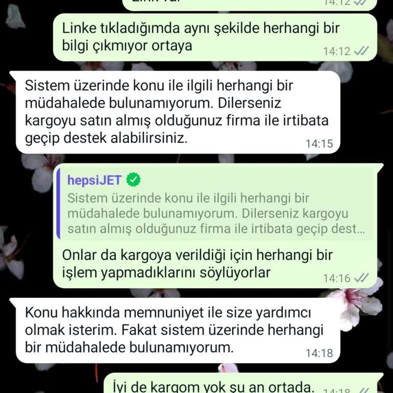 Hepsijet Kargomu Kaybetti. Ücret İadesi Yapmıyor