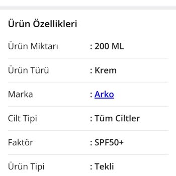 Arko Güneş Kremi Kullanımı Sonrası Yaşanan Sağlık Sorunları!