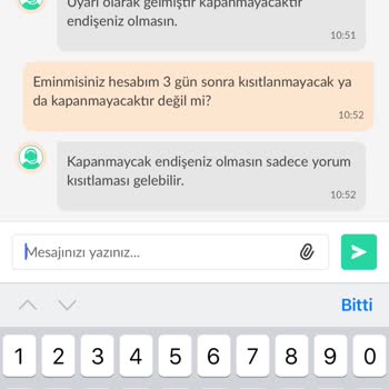 Dolap Hesabım Haksız Yere Kapandı, Müşteri Hizmetleri Yanıltıcı Bilgi Verdi!