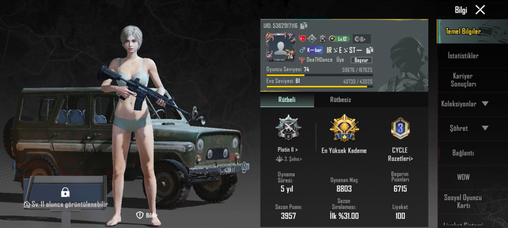 Мой аккаунт PUBG (Pubgmobile.com) был украден ID 5362917116 - Xolvie