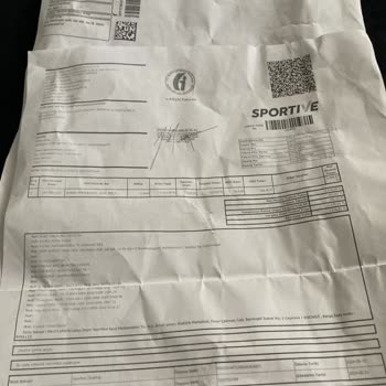 Sportive Kusurlu Gelen Ürün