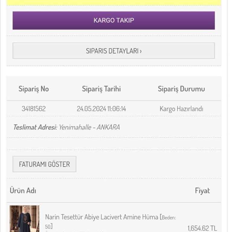 Sefamerve'den Aldığım Abiye Elbiseyi İade Edemiyorum.