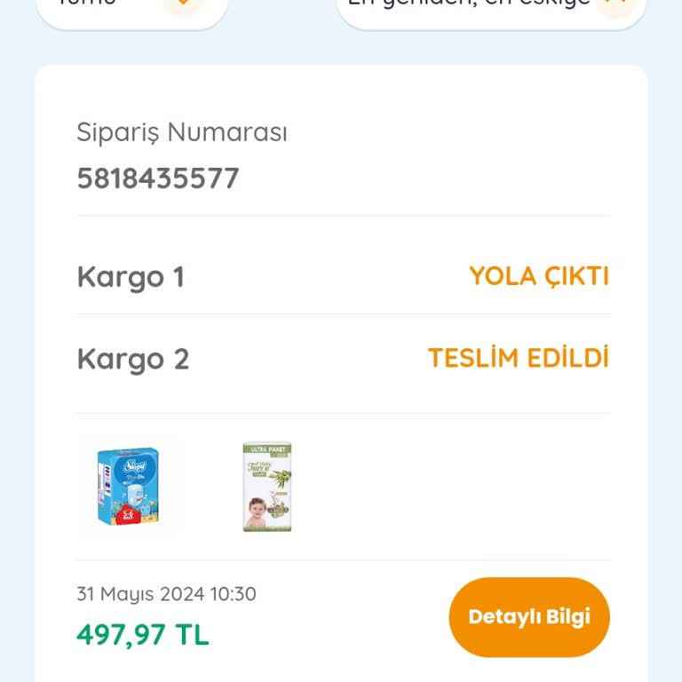 Ebebek'ten Sipariş Edilen Bebek Bezi Teslimat Sorunu
