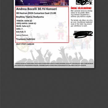 Passo Bilgim Dışında Biletlerimi İptal Etti