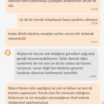 Trendyol Müşteri Hizmetlerinin Müşteriyi Azarlaması Hk