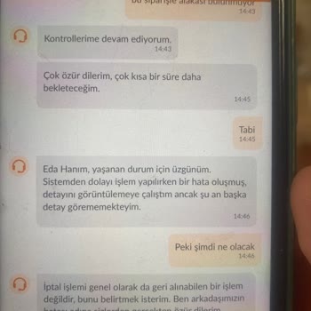 Trendyol Müşteri Hizmetlerinin Müşteriyi Azarlaması Hk