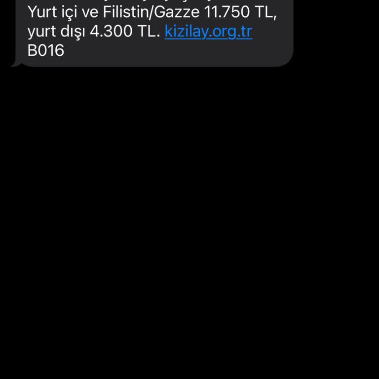 Türk Kızılay SMS İle Rahatsızlık Veriyor