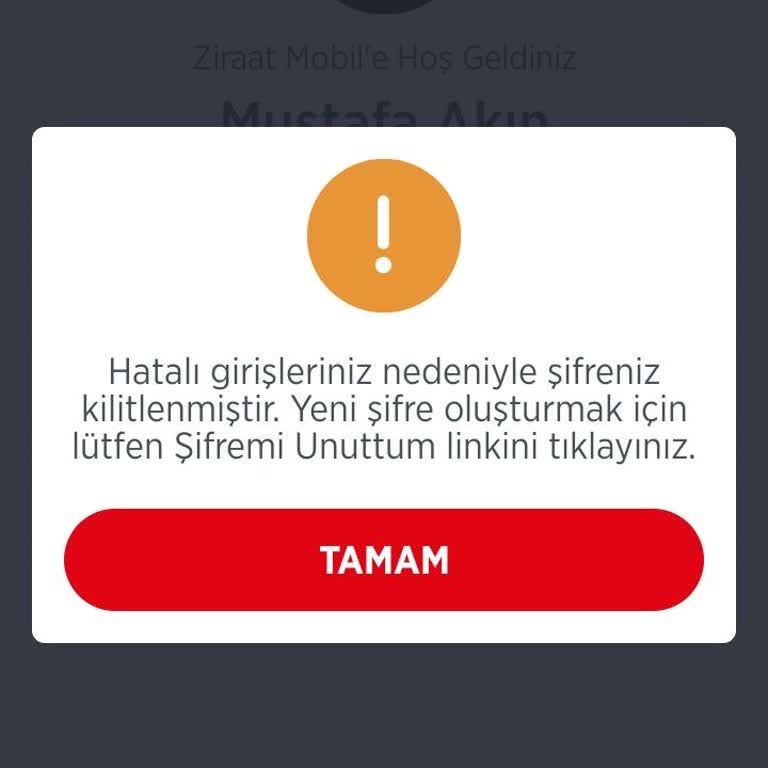Ziraat Bankası Mobil Şifre İşlemleri