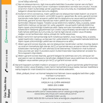 Arçelik 4 Aydır Değişim Bekliyorum