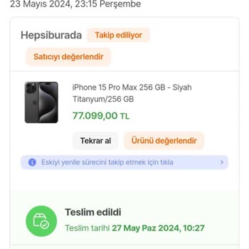 Yanıltma! Hepsiburada Desteğini Göremiyoruz Eskiyi Yenile Kampanyası