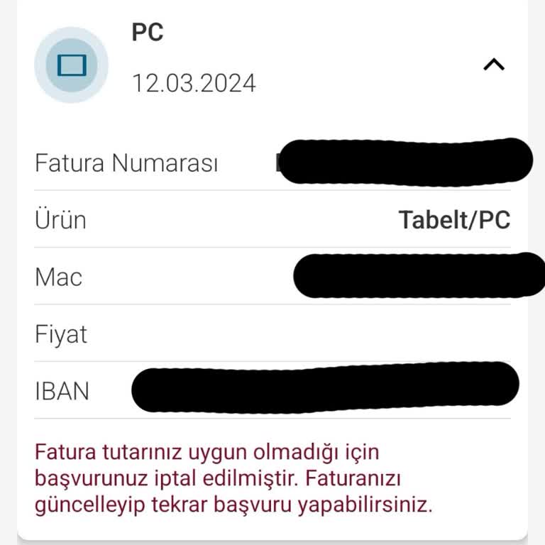 Gençlik ve Spor Bakanlığı GSS Biz Tablet Desteği Sorunu
