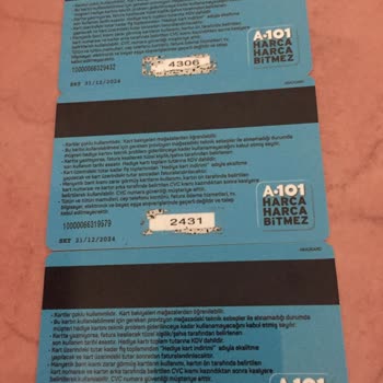 A101 Zaman Geçmediği Halde Hediye Kart İptal Edildi