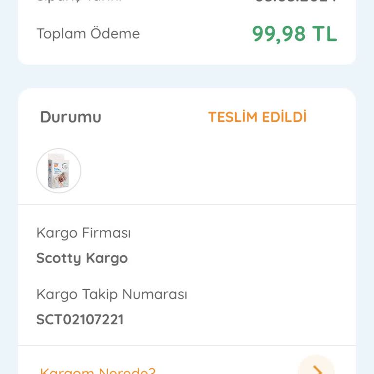 ebebek Yanlış Ürün Paketlenmesi Ve Doğru Ürünün Tarafıma Hala Gönderilmemesi