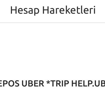 Uber'in Sistemdeki Tutardan Bağımsız Birçok Kez Haksız Ücret Kesmesi