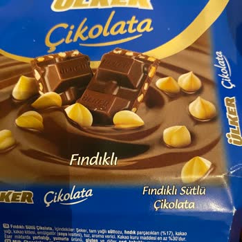 Ülker Fındıklı Tablet Çikolata