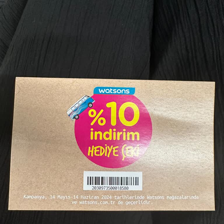 Watsons'tan Yalan Hediye Çekleri