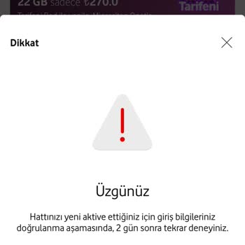 Vodafone Hat Çekim Ve Hediye Çarkı