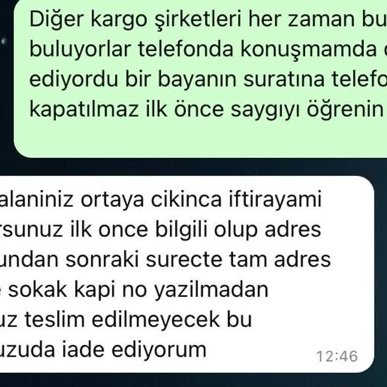 Kemer Aras Kargo Dağıtımcısı Saygısız