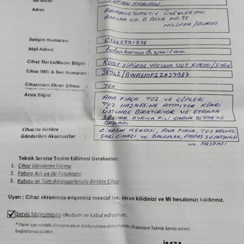 A101 Xiaomi Robot Süpürge S10T Çöpü Fırçada Biriktiriyor.