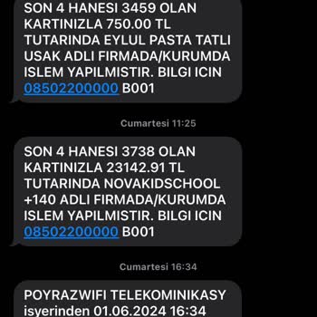 NovaKid Kredi Kartına 1000 Lira Fark Yansımış