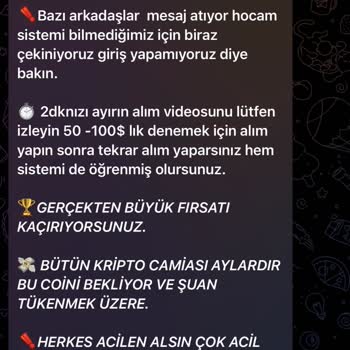 Telegram Borsa Mühendisi Pancakeswap Lista Coin Yanıltması!