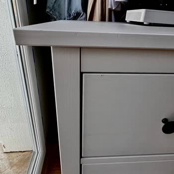 IKEA'dan Aldığım Hemnes Şifonyerin Boyasız Ve Verniksiz Gelmesi
