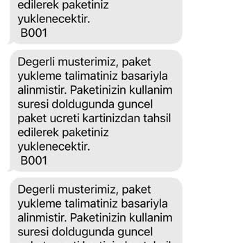 Türk Telekom Para Çekip Paket Yüklemiyor
