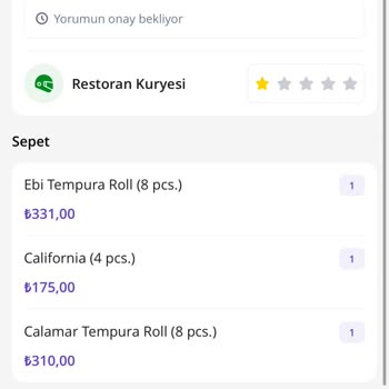 China Magic Box Sushi Alerjik Olduğum Ürünü Gönderdi