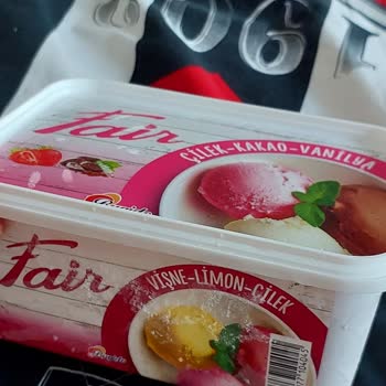 Fair Dondurma Ambalajı Ve İçi Farklı Çıktı