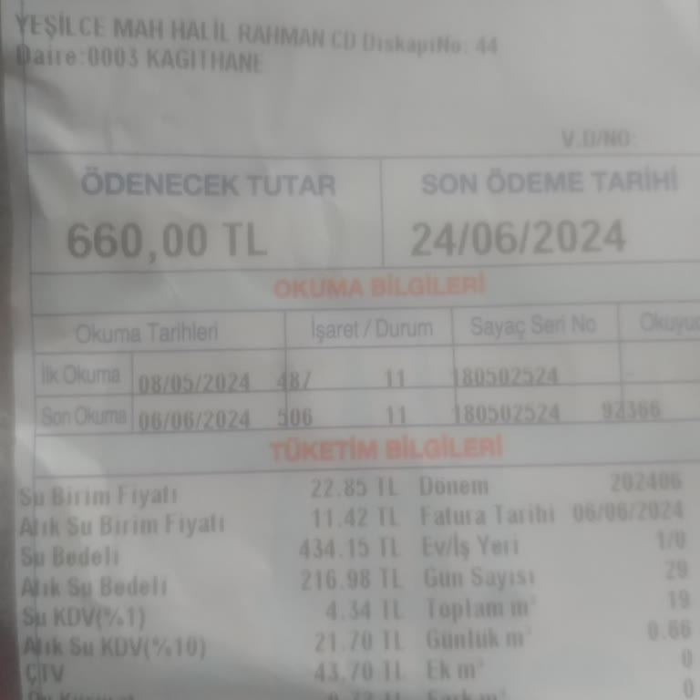 İSKİ Atık Su Bedeli İade Talebi