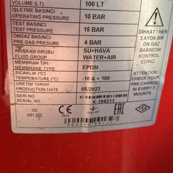 Wates Marka Genleşme Tankının Patlaması