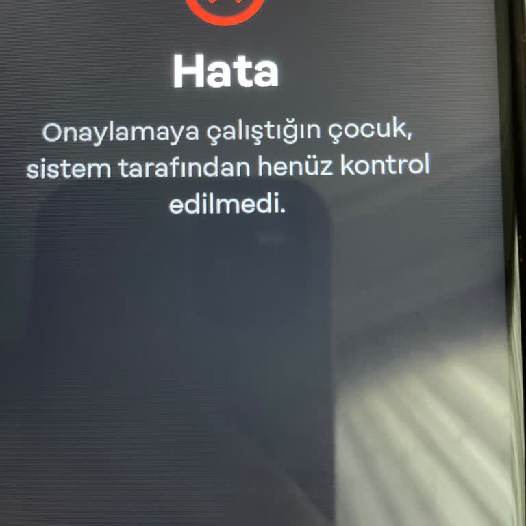 Papara Veli Onayı Yaparken Hesabınız Sistem Tarafından Onaylanmadı Dendi