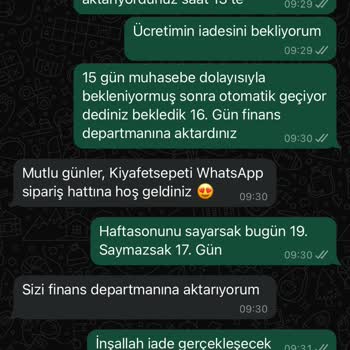 Kıyafet Sepeti Paramı İade Etmiyorlar