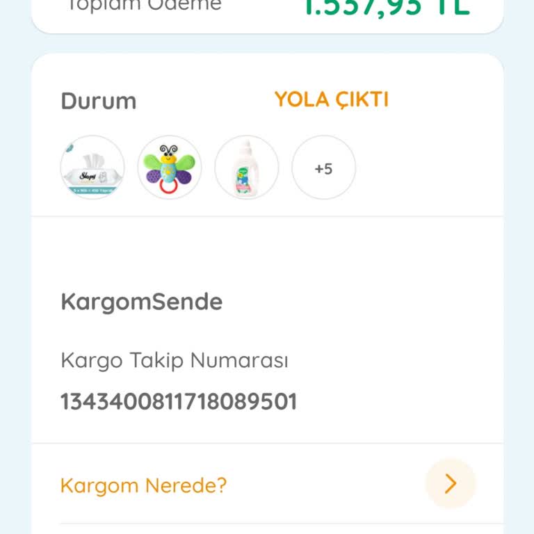 Ebebek Eksik Ürün Gönderdi