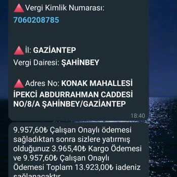 Evde Ekişi Paketleme Gaziantep'te Şirket Sorunları Üzerine Şikayet