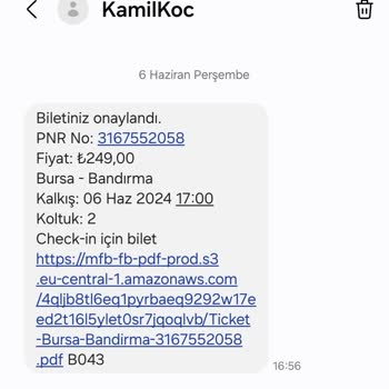 Kamil Koç Mükerrer Bilet Satışı