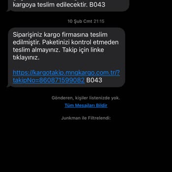 Saat & Saat Kusurlu Ürün Gönderdi