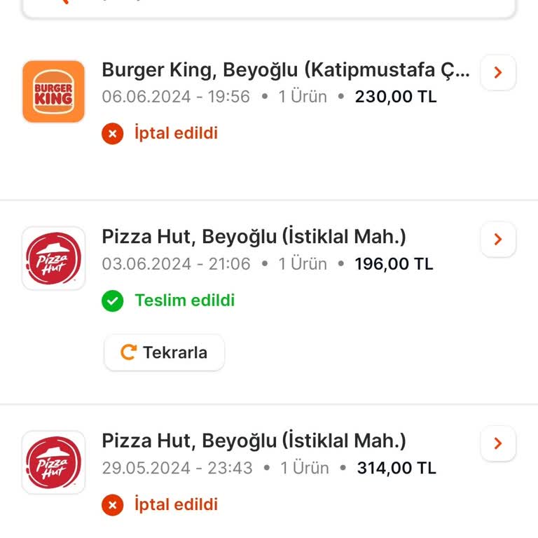 Migros Yemek Sipariş Mağduriyeti