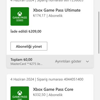 Microsoft Xbox Game Pass Ücret İademi Yapmıyor Üyeliğimi De Vermiyor