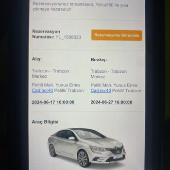 Yolcu 360 İle Araç Kiralama Sürecinde Yaşadığımız Mağduriyet
