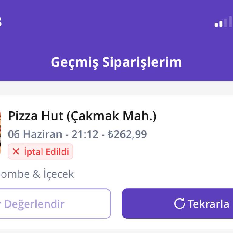Pizza Hut Getirden Beklenmeyen Sorun