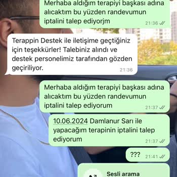 Terappin Sean İptal Edememe!