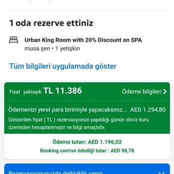 Booking Paramı İade Etmiyor