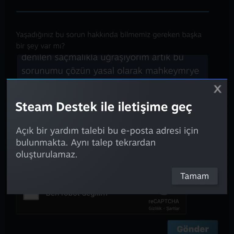 Steam Guard Koduna Ulaşamıyorum