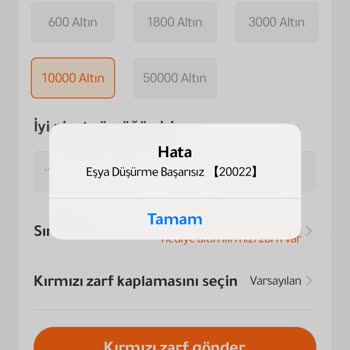 Weplay Hediye Ve Zarf Gönderemiyorum